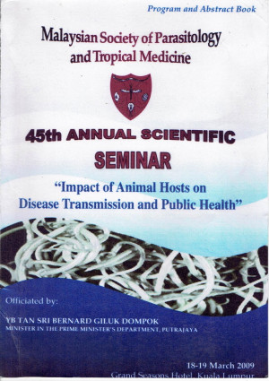Image of Prosiding : 45th Annual Scientific Seminar Malaysian Society of Parasitology and Tropical Medicine March 2009