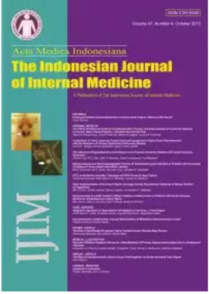 Image of Acta Medica Indonesiana - The Indonesian Journal of Internal medicine