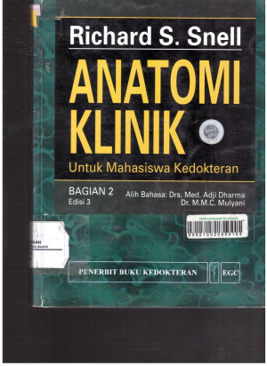 Image of Anatomi Klinik : Untuk Mhs Kedokteran Bagian 1, 3
