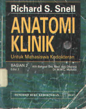 Image of Anatomi Klinik : Untuk mahasiswa kedokteran, Bagian 2