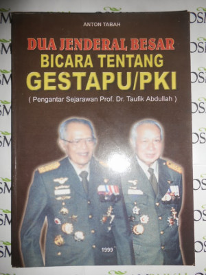 Image of Dua Jenderal Besar bicara tentang GESTAPU / PKI