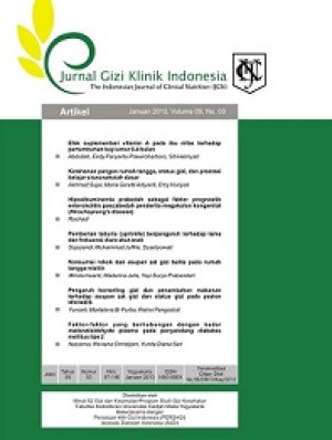 Image of Jurnal Gizi Klinik Indonesia