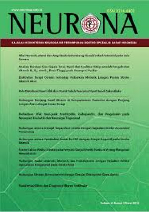 Image of Neurona - Majalah Kedokteran Neuro Sains perhimpunan Dokter Spesialis Satraf Indonesia