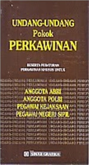 Image of Undang - Undang Pokok Perkawinan