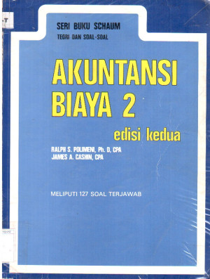 Image of Akuntansi Biaya  2  (Schaum)