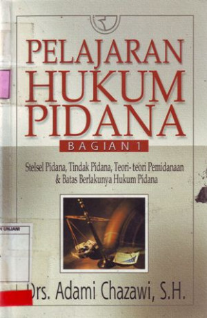 Image of Pelajaran Hukum Pidana,  bagian-1