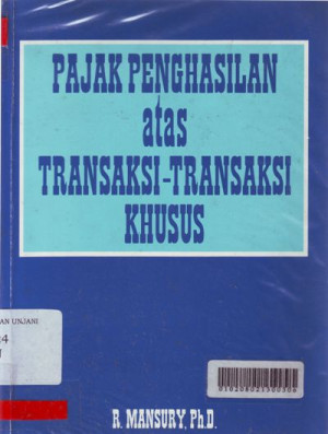 Image of Pajak Penghasilan Atas Transaksi-Transaksi Khusus
