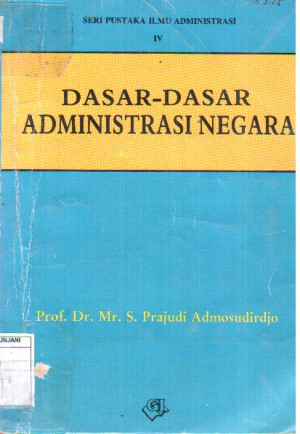 Image of Dasar - dasar Administrasi Negara
