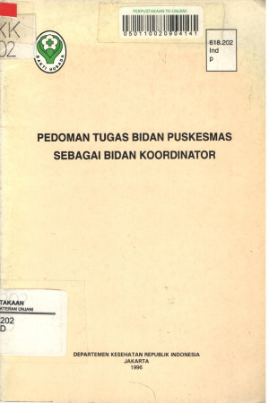 Image of pedoman tugas bidan puskesmas sebagai bidan koordinator