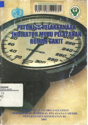 Image of Petunjuk Pelaksanaan Indikator Mutu Pelayanan Rumah Sakit